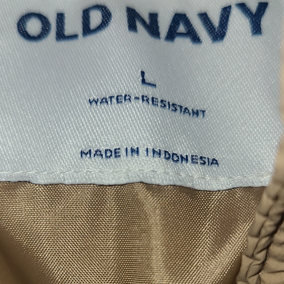 Old Navy Tan Puffer Jacket - Picture 2 of 9